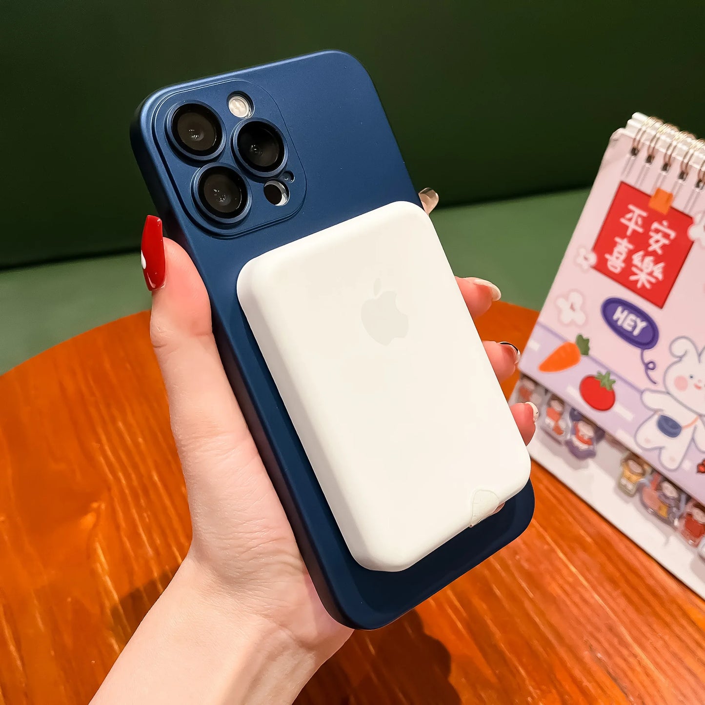 iPhone | Luxury For Magsafe Wireless Charging Case For iPhone With Lens Protector Matte Cover